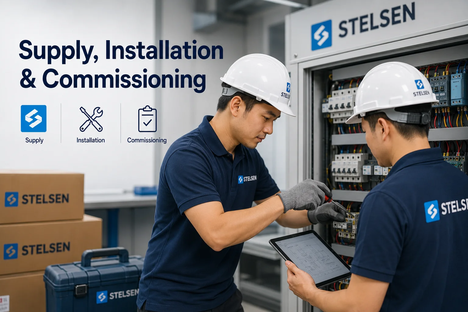 Stelsen supply and installation team